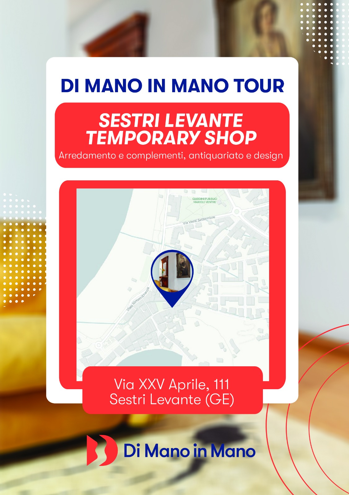 di mano in mano temporary shop sestri levante
