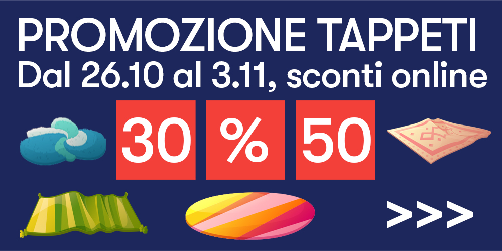 promozione tappeti di mano in mano