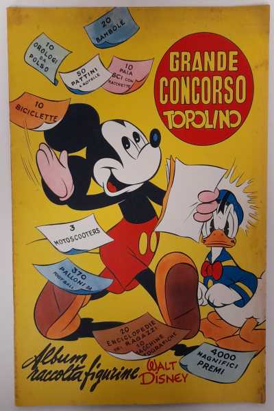 Album Grande concorso Topolino (Raccolta figurine) - Walt Disney [1951]