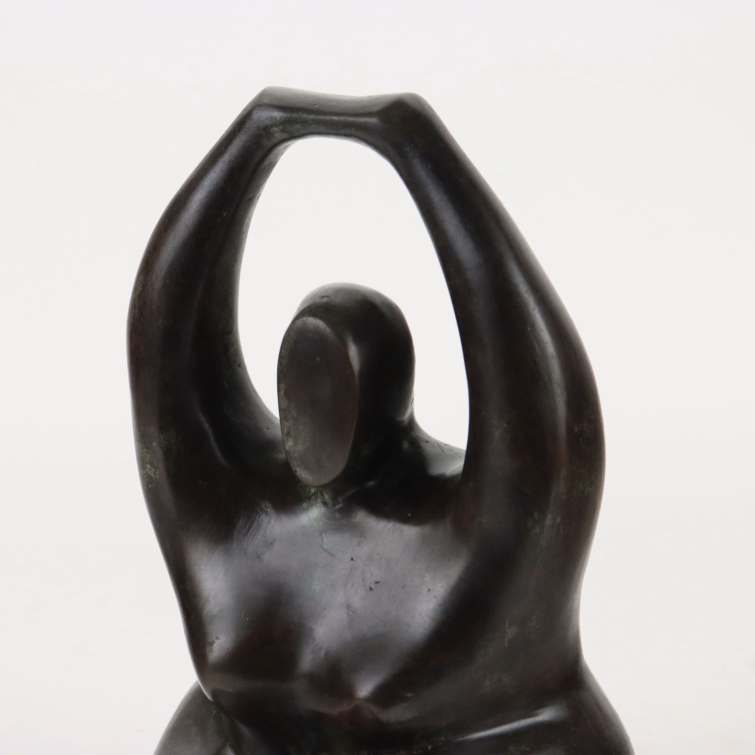 Antique Sculpture Female Figure Bronze Europe XX Century