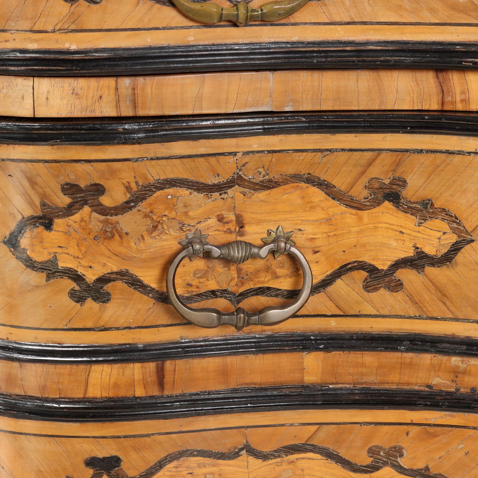 Antiker Barocker Kommode aus Verschiedene Essenzen Italien des XVII Jhs