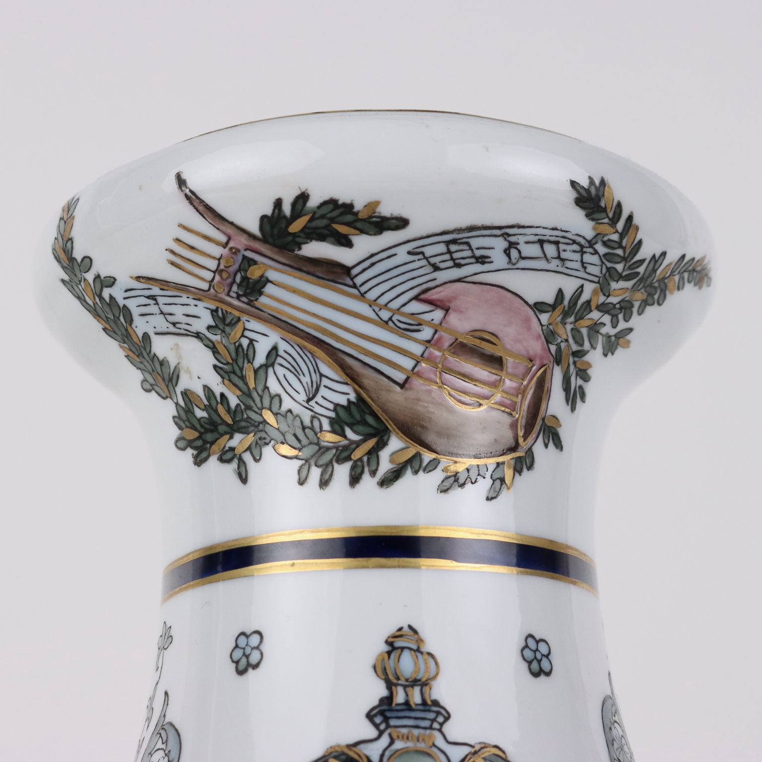 Antique Vase Neo-Renaissance Style Porcelain Paris Royal XX Century