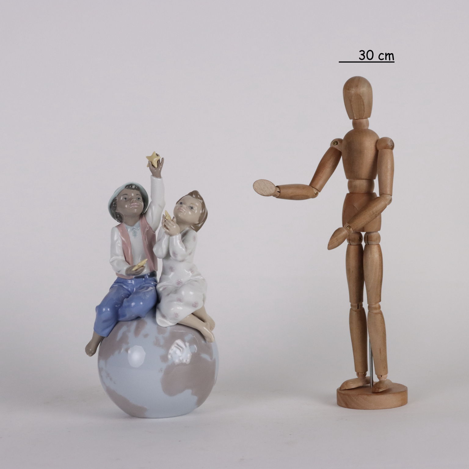 Antique Porcelain Sculpture Lladro for Unicef Spain XX Century