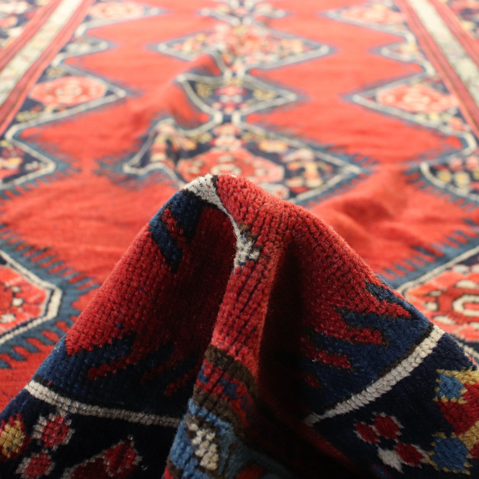Antiker Karabakh Teppich Wolle Kaukasus 1920er-1930er