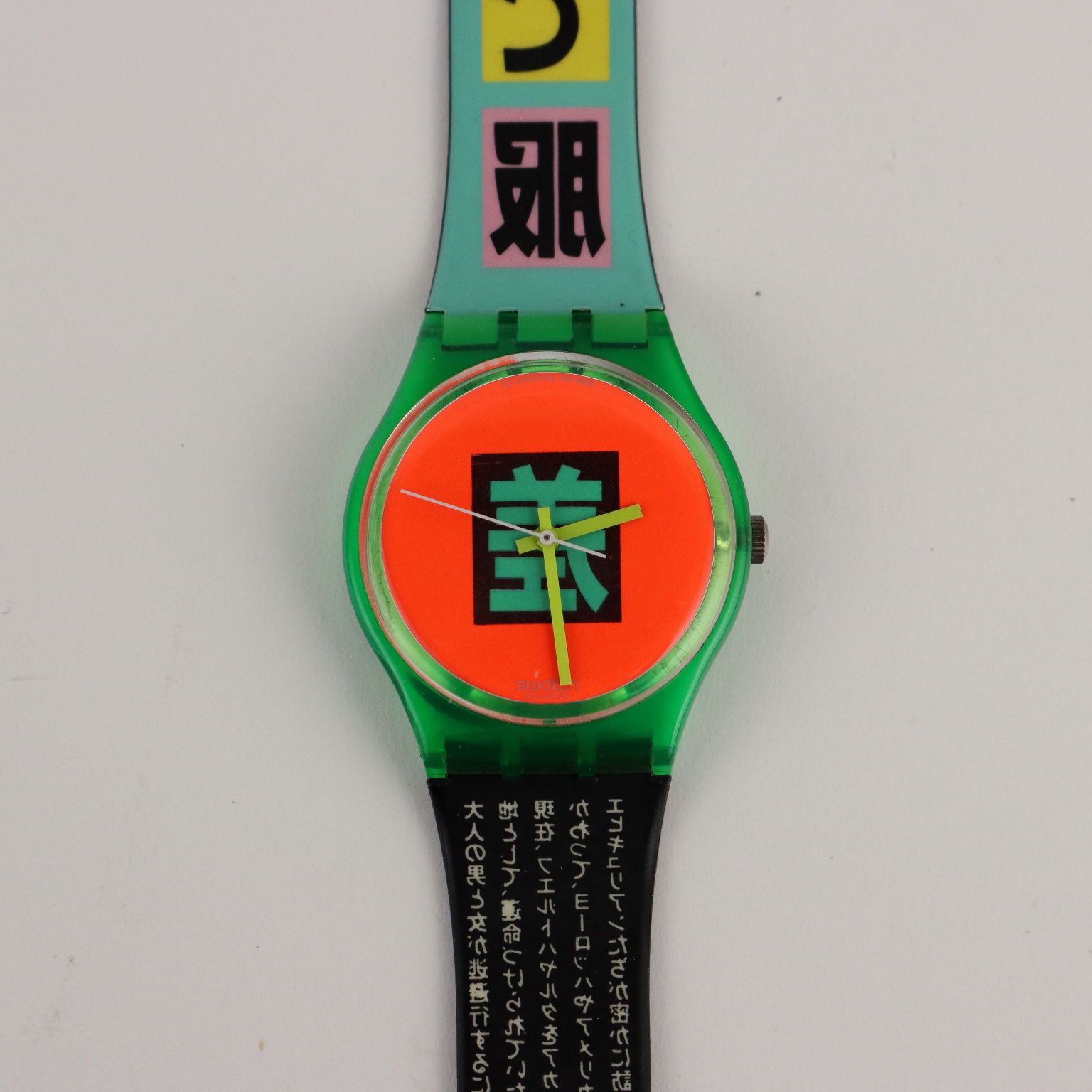 Vintage Swatch Gent Vintage GG104 Shibuya 1989 with Original Vintage Swatch Gent Vintage GG104 Shibuya 1989 with Original