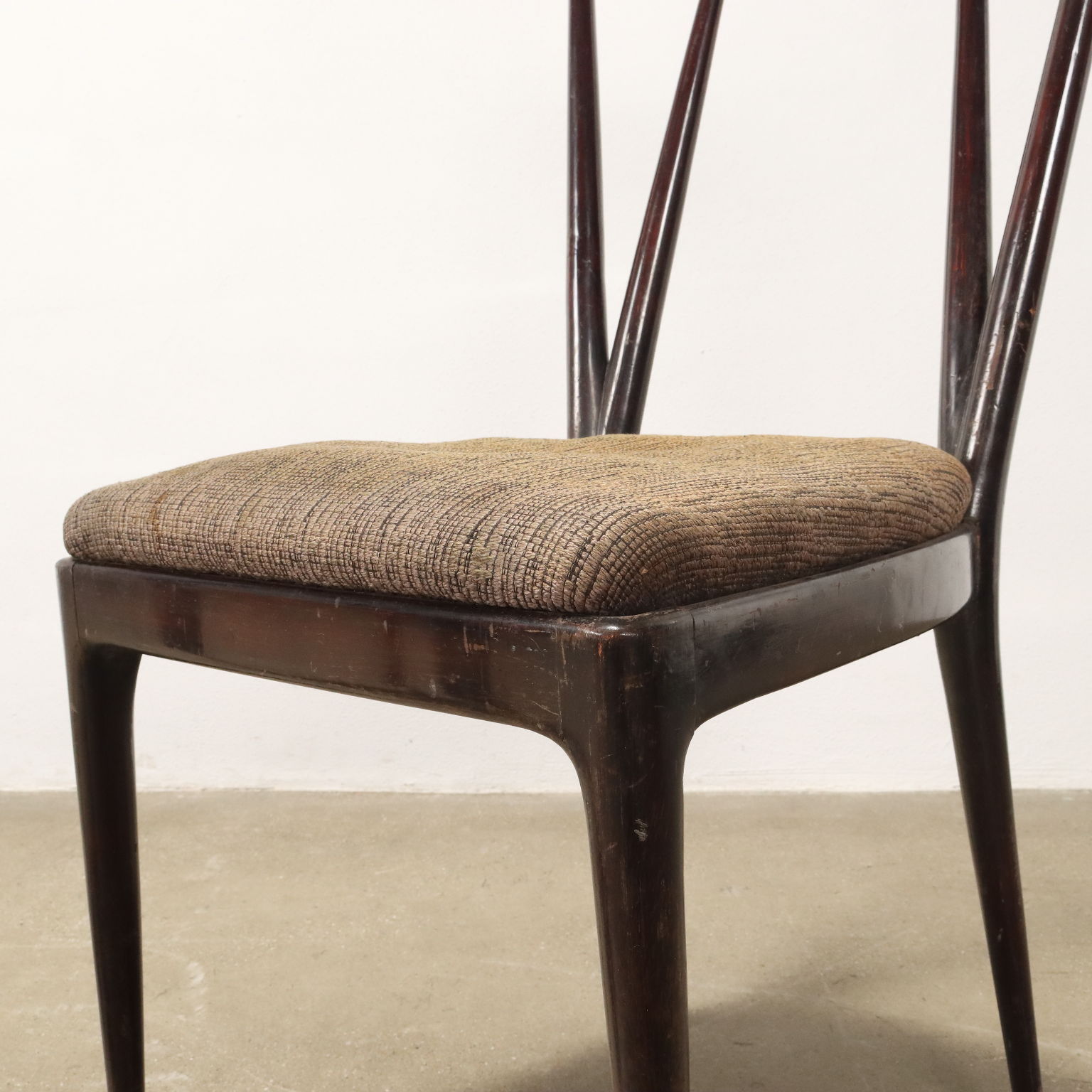 Paar Vintage Stühle aus Buchenholz Italien der 50er Jahre