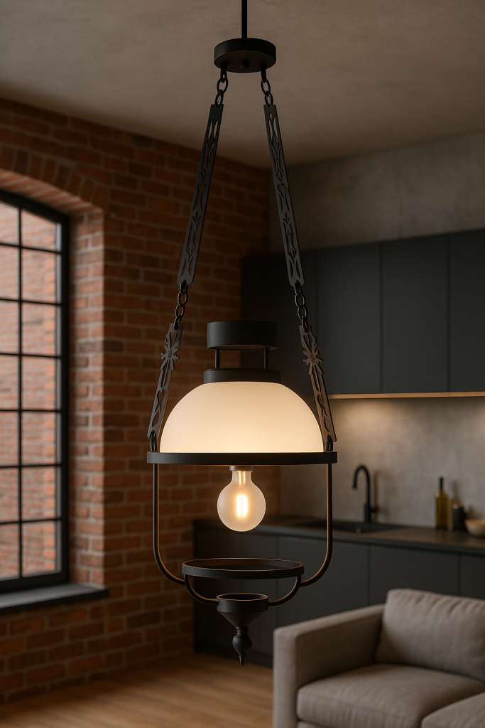 come rendere moderno un lampadario antico