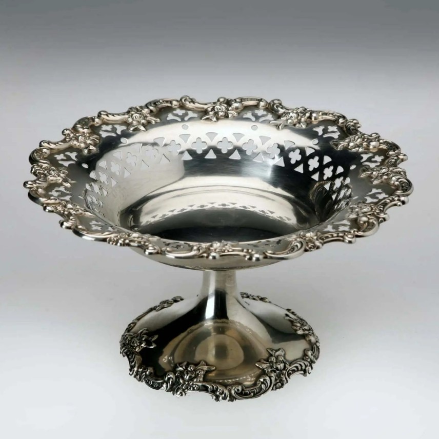 regali di natale alzatina argento