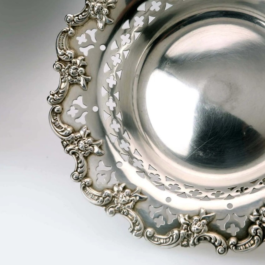 regali di natale alzatina argento